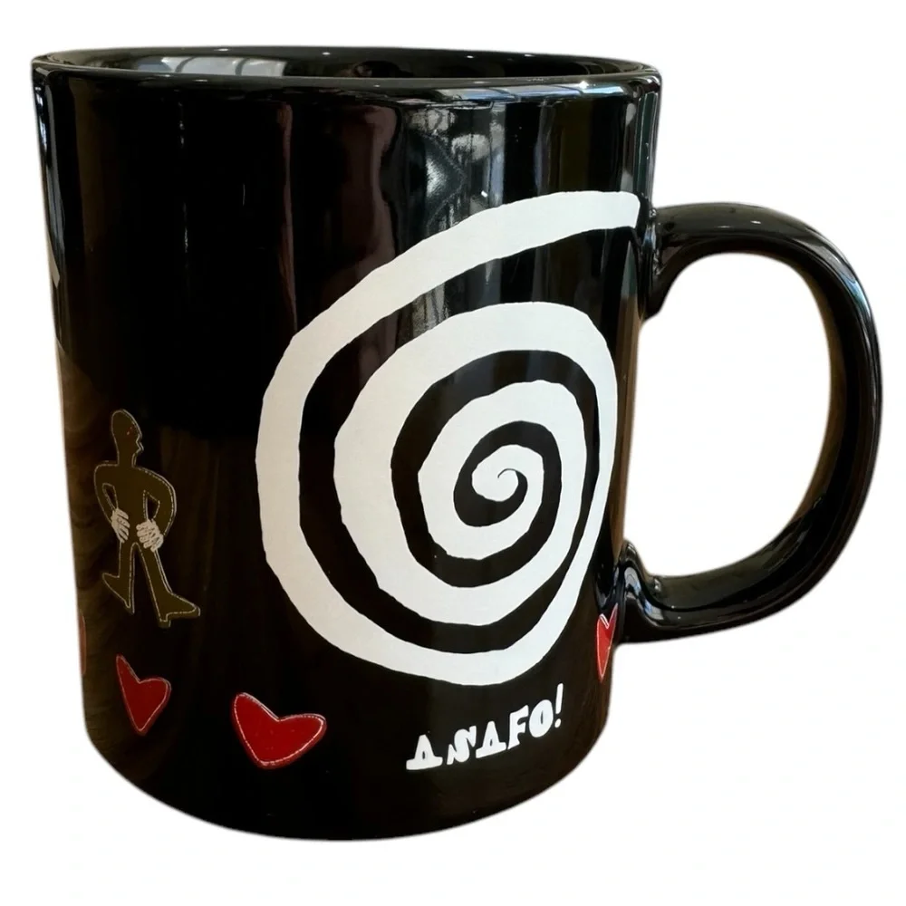 RARE Vintage KilnCraft Mug Black 10oz - Picture 1 of 4
